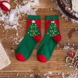 Adults Christmas Socks Snowflake Christmas Tree Penguin Santa Claus Winter Warm Compression Socks Christmas Gifts