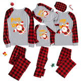 Christmas Matching Family Pajamas Santa Claus Christmas Plaid Christmas Sleepwear Sets