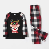 Christmas Matching Family Pajamas Cute Reindeer Red Pajamas Set