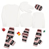 Personalized Matching Christmas Family Black Deer Christmas Pajamas Pant