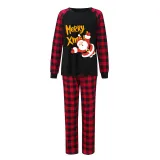 Christmas Matching Family Pajamas Santa Claus Christmas Plaid Christmas Sleepwear Sets