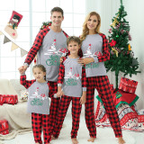 Christmas Matching Family Pajamas Green Christmas Tree Red Hat Pajamas Set