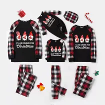 Christmas Matching Family Pajamas I Will Be Gnome For Christmas White Pajamas Set