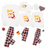 Christmas Matching Family Pajamas Santa Claus Christmas Plaid Christmas Sleepwear Sets