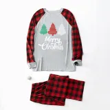 Christmas Matching Family Pajamas Christmas Tree Red Plaids Pajamas Set With Babysuit
