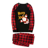 Christmas Matching Family Pajamas Santa Claus Christmas Plaid Christmas Sleepwear Sets
