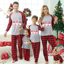 Christmas Matching Family Pajamas Christmas Red Gnomies Pajamas Set