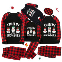 Christmas Matching Family Pajamas Chillin Snowmies Pajamas Set With Babysuit