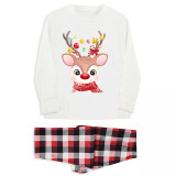Christmas Matching Family Pajamas Cute Reindeer Red Pajamas Set