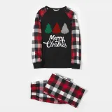Christmas Matching Family Pajamas Christmas Tree Red Plaids Pajamas Set With Babysuit