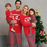 Christmas Matching Family Pajamas White Chillin With My Snowmies Christmas Pajamas Set
