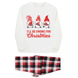 Christmas Matching Family Pajamas I Will Be Gnome For Christmas Black Pajamas Set