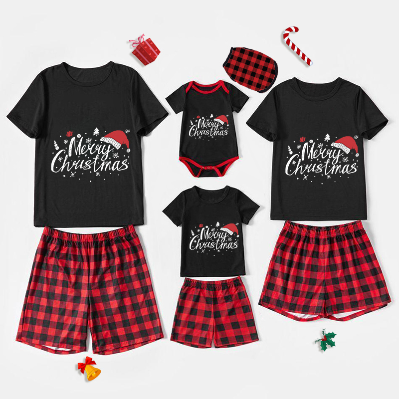 thumbnail interactive-video image 1 of Family Christmas Pajamas Set Family Matching Clothes Xmas Party Clothes Adult Ki 1 of 11