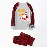 Christmas Matching Family Pajamas Santa Claus Christmas Plaid Christmas Sleepwear Sets