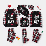 Christmas Matching Family Pajamas What The Elf Red Pajamas Set