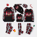 Christmas Matching Family Pajamas Dog Love Gnomies Red Pajamas Set