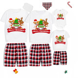 Christmas Matching Family Pajamas Paw Dog Love Gnome Short Pajamas Set With Dog Cloth