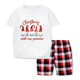 Christmas Matching Family Pajamas Christmas With My Gnomies Short Pajamas Set