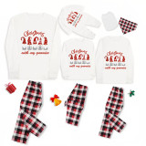 Christmas Matching Family Pajamas Red Christmas With My Gnomies Pajamas Set
