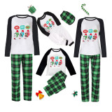 Christmas Matching Family Pajamas HO HO HO French Bulldog Color Pajamas Set With Dog Cloth