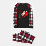 Copy Christmas Matching Family Pajamas Red Plaids Merry Christmas Tree Family Set