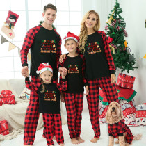 Christmas Family Matching Pajamas Beginning To Taste A Lot Like Christmas Black Pajamas Set