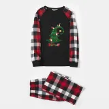Christmas Family Matching Pajamas Green Christmas Tree Red Pajamas Set