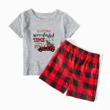 Christmas Family Matching Pajamas It's Most Wonderful Time Of Year Car Short Pajamas Set