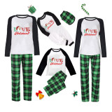 Christmas Family Matching Pajamas Love Santa Christmas Pajamas Set