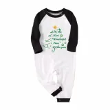 Christmas Family Matching Pajamas It's Most Wonderful Time Of Year White Pajamas Set