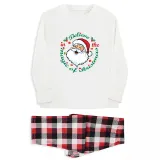 Christmas Family Matching Pajamas Believe Santa Magic Of Christmas Plaids Pajamas Set