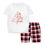 Christmas Family Matching Pajamas It's Most Wonderful Time Of Year Short Pajamas Set
