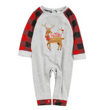 Christmas Family Matching Pajamas Angel Merry Christmas Deer Red Pajamas Set
