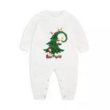 Christmas Family Matching Pajamas Green Christmas Tree Plaids Pajamas Set
