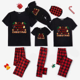 Christmas Family Matching Pajamas Beginning To Taste A Lot Like Christmas Black Pajamas Set