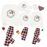 Christmas Family Matching Pajamas Believe Santa Magic Of Christmas Plaids Pajamas Set