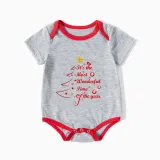 Christmas Family Matching Pajamas It's Most Wonderful Time Of Year Short Pajamas Set