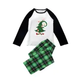 Christmas Family Matching Pajamas Green Christmas Tree Red Pajamas Set