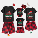 Christmas Matching Family Pajamas Dear Santa They Are the Naughty Ones Black Short Pajamas Set With Baby Pajamas