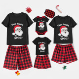 Christmas Matching Family Pajamas Dear Santa We Good Black Short Pajamas Set With Baby Pajamas