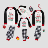 Christmas Matching Family Pajamas They Are the Naughty Ones Red Pajamas Set With Baby Pajamas