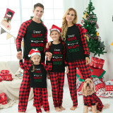 Christmas Matching Family Pajamas They Are the Naughty Ones Black Pajamas Set With Baby Pajamas