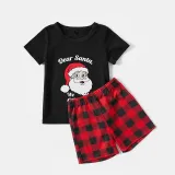 Christmas Matching Family Pajamas Dear Santa We Good Black Short Pajamas Set With Baby Pajamas