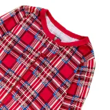 Christmas Matching Family Pajamas Red Plaids Christmas Hat Merry Christmas Letter Red Pajamas Set With Baby Pajamas