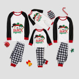 Christmas Matching Family Pajamas Santa Suad Snowman and Santa Claus Blue Pajamas Set With Baby Pajamas