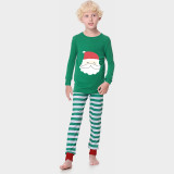 Christmas Matching Family Pajamas Red Christmas Hat Santa Claus Black Plaids Pajamas Set With Baby Pajamas