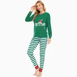 Christmas Matching Family Pajamas HO HO HO Red Christmas Hat Black Plaids Pajamas Set With Baby Pajamas
