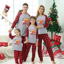 Christmas Matching Family Pajamas Christmas Exclusive Design Santa and Snowman Merry Christmas Gift Box Pajamas Set