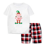 Matching Christmas Family Pajamas ELF On The Naughty List I Regret Nothing Short Pajamas Set