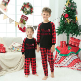 Christmas Matching Family Pajamas Exclusive Design Team Santa Black Pajamas Set